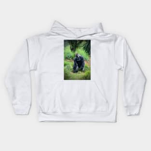 Standing Gorilla Kids Hoodie